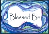 Blessed be magnet - Heartful Art by Raphaella Vaisseau
